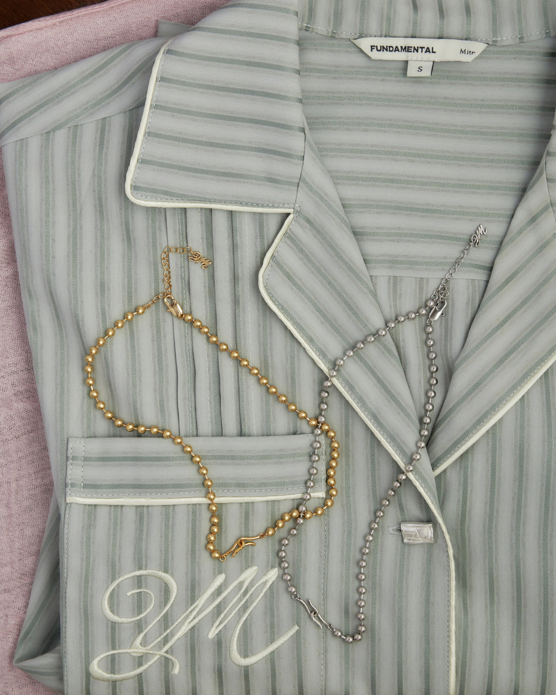 YVIS Hooked Brass Necklace - FUNDAMENTAL Mitr X YVIS