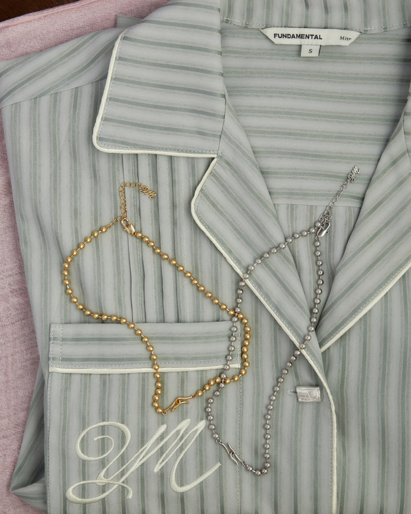 YVIS Hooked Brass Necklace - FUNDAMENTAL Mitr X YVIS