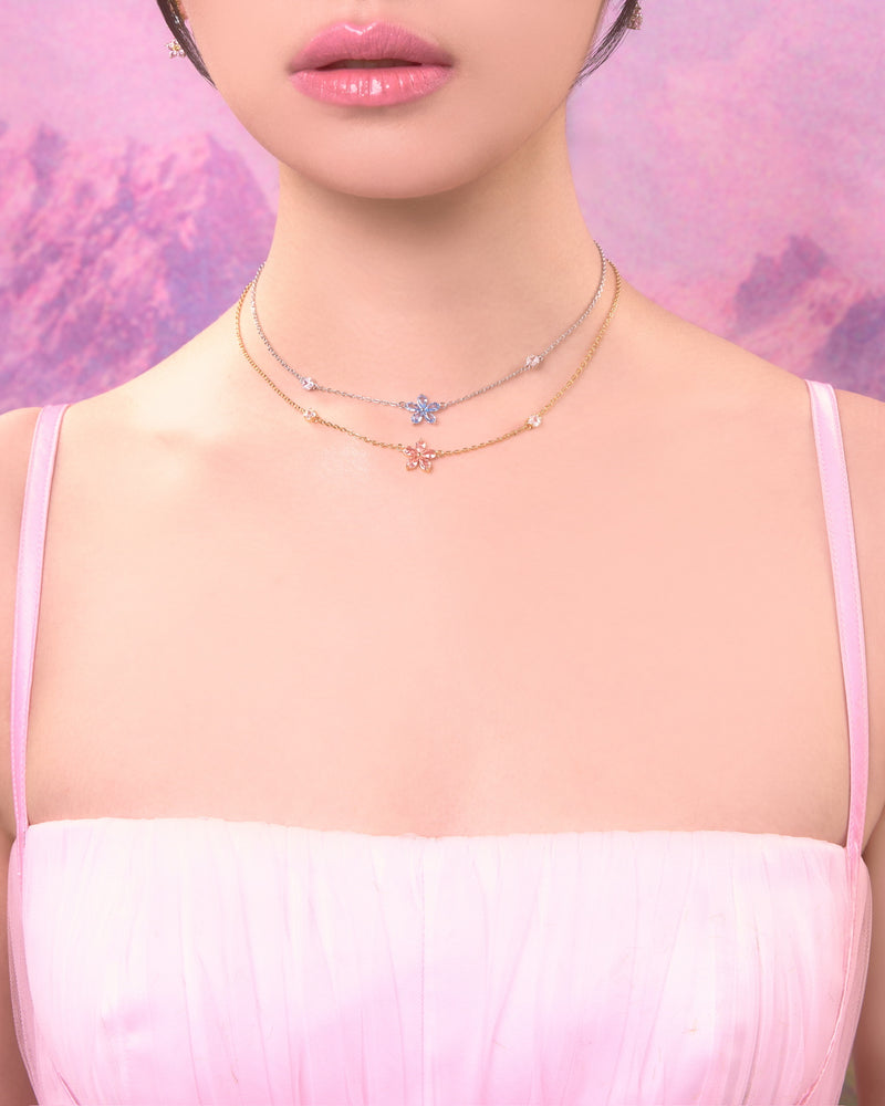 YVIS Camia Brass Necklace - Posy Collection hover