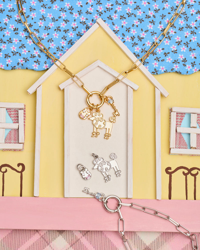 YVIS Keyring Brass Necklace - Casa Collection