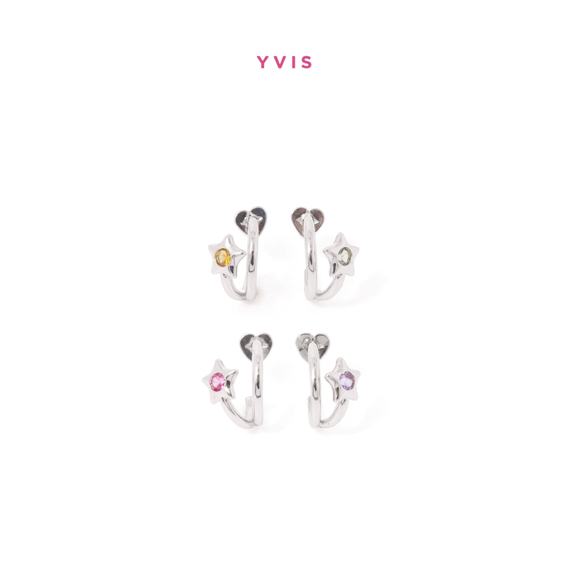 YVIS Fantasy Stud Brass Earring - YVIS X HAPPY SUNDAY