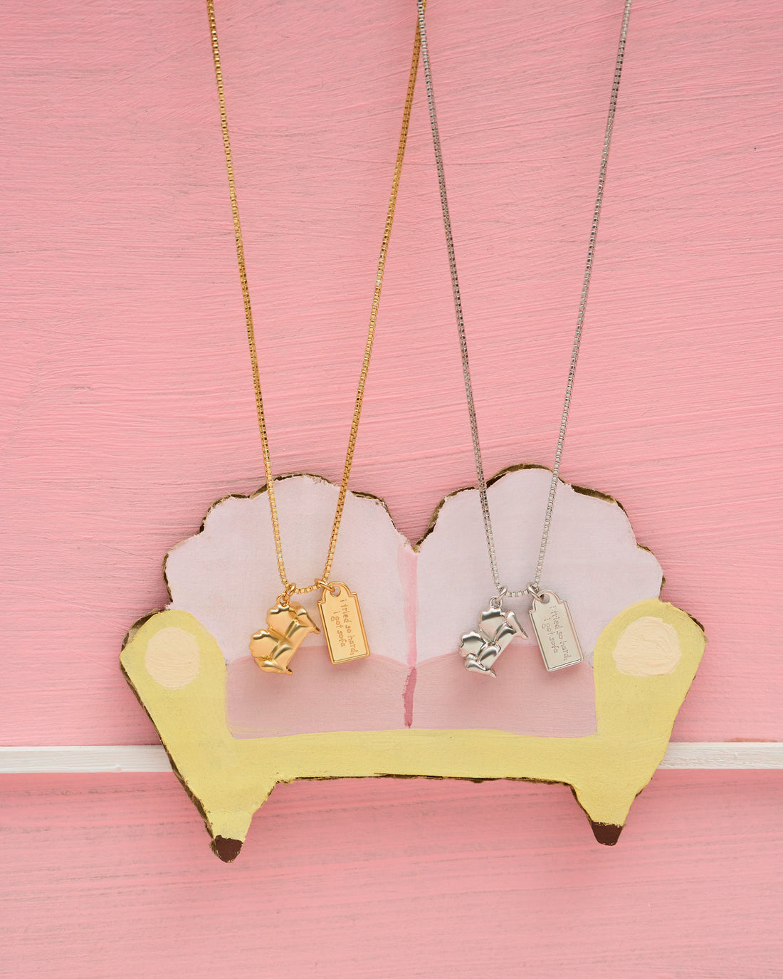 YVIS Sofa Brass Necklace - Casa Collection