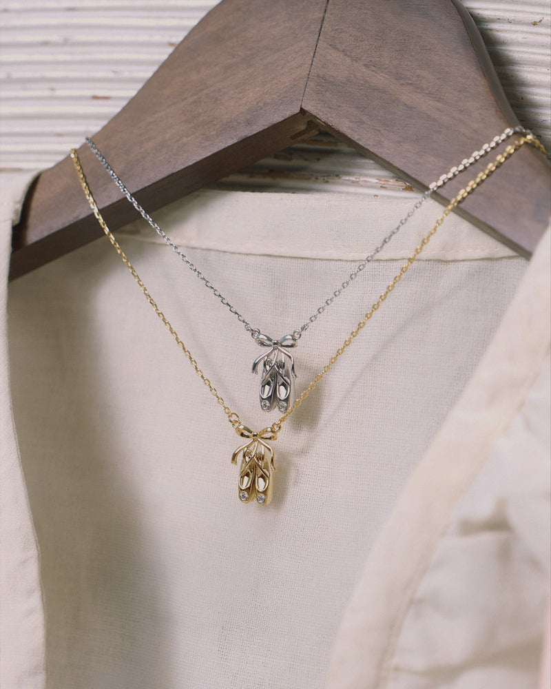 YVIS Ballet Brass Necklace - Swanlake Collection