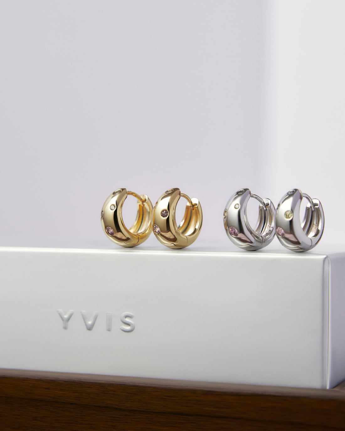 YVIS Mug Brass Hoop Earrings - FUNDAMENTAL Mitr X YVIS