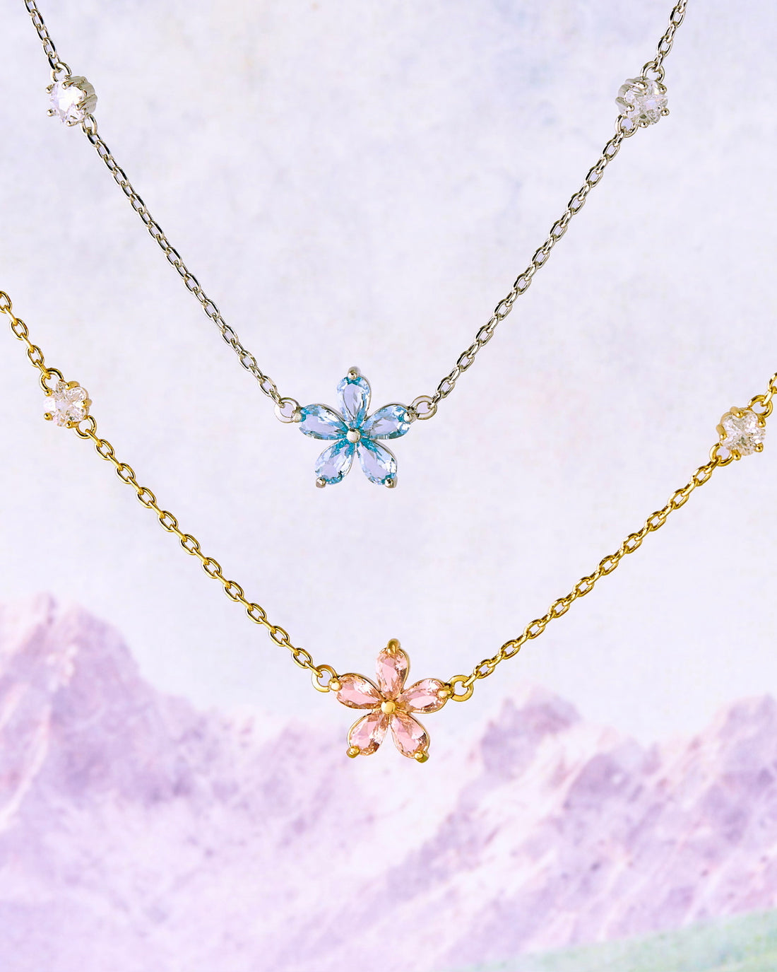 YVIS Camia Brass Necklace - Posy Collection