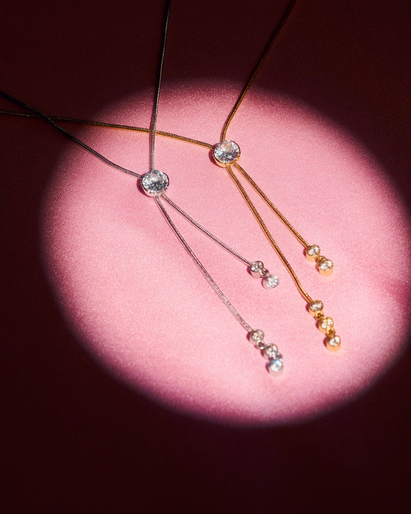 YVIS Lariat Stainless Steel Necklace - YVIS X FABRIQUE