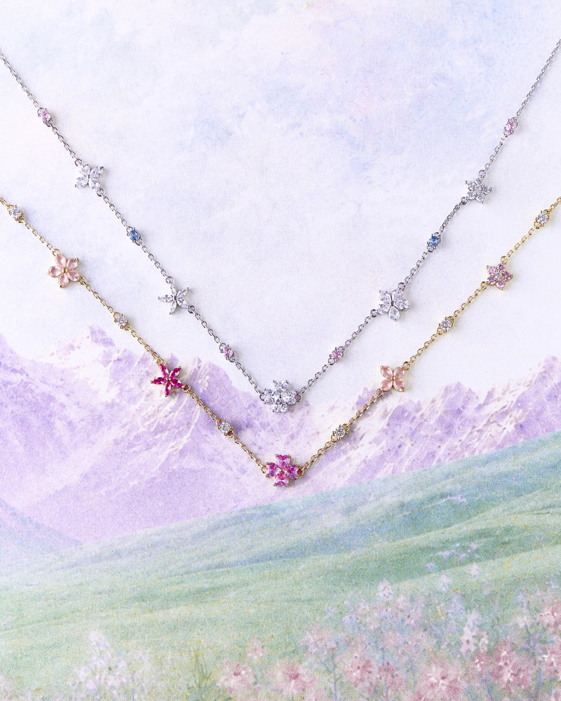 YVIS Full Bloom Brass Necklace - Posy Collection