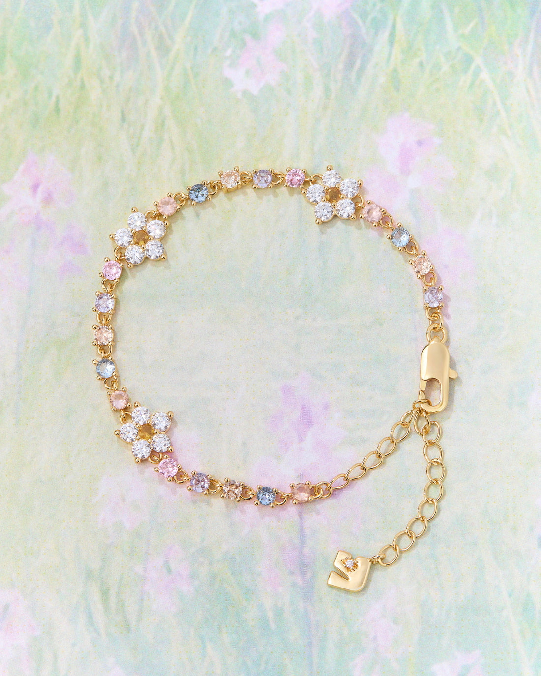 YVIS Bluma Brass Bracelet - Posy Collection