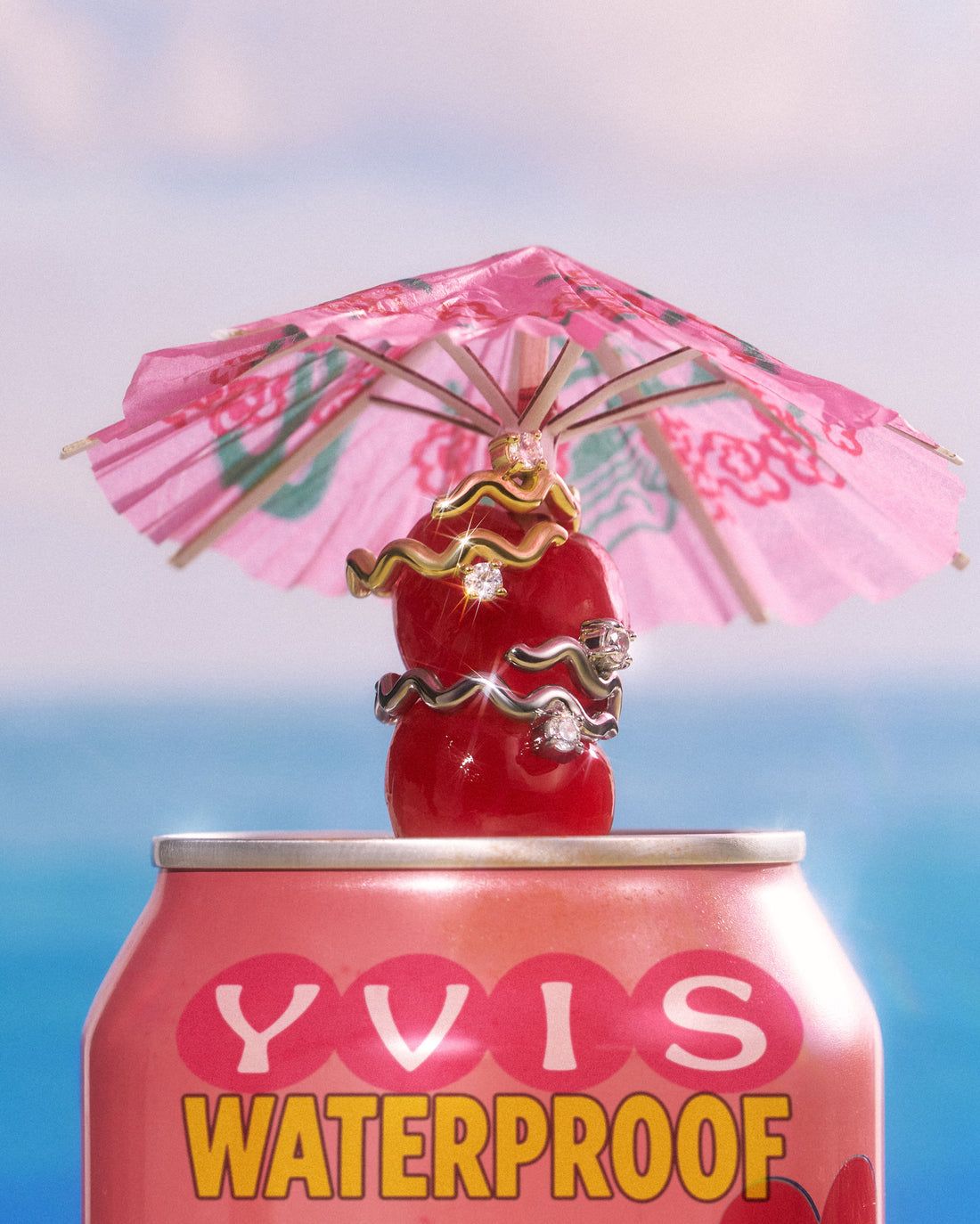 YVIS Spaghetti Stainless Ring - Waterproof Collection
