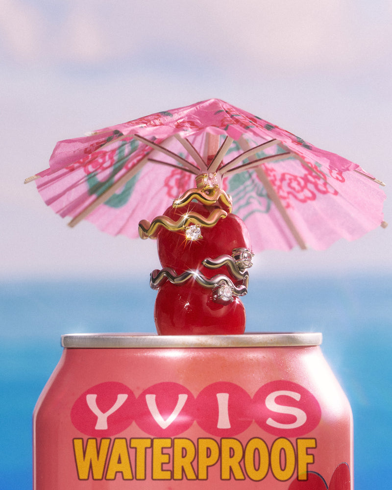 YVIS Spaghetti Stainless Ring - Waterproof Collection