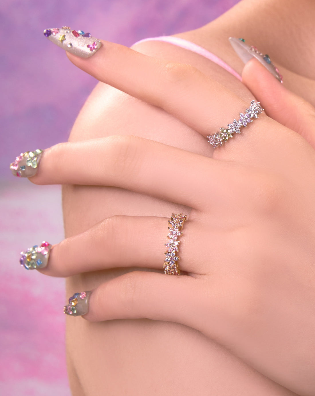 YVIS Chroma Bloom Brass Ring - Posy Collection