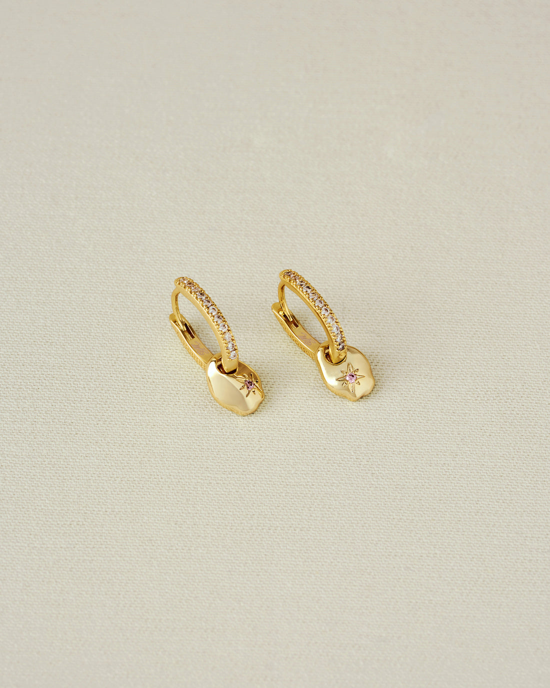 YVIS Lantern Brass Hoop Earrings - FUNDAMENTAL Mitr X YVIS