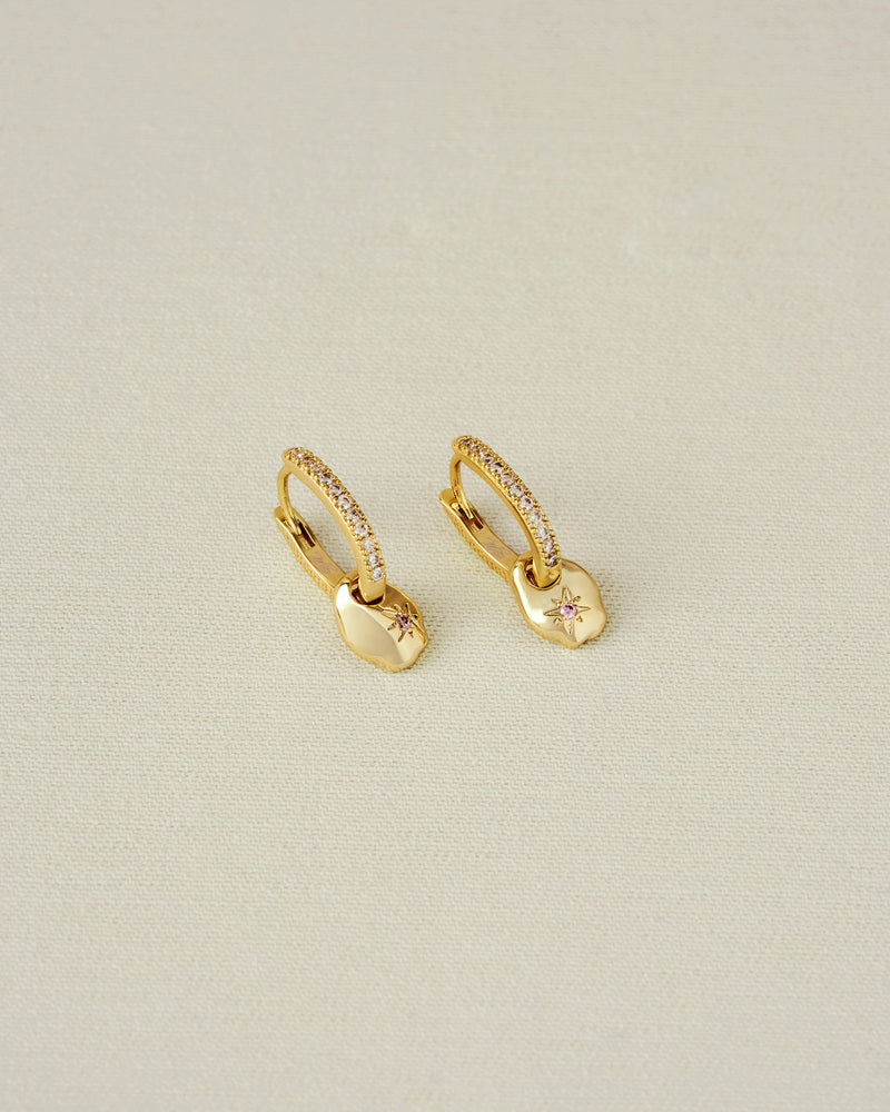 YVIS Lantern Brass Hoop Earrings - FUNDAMENTAL Mitr X YVIS