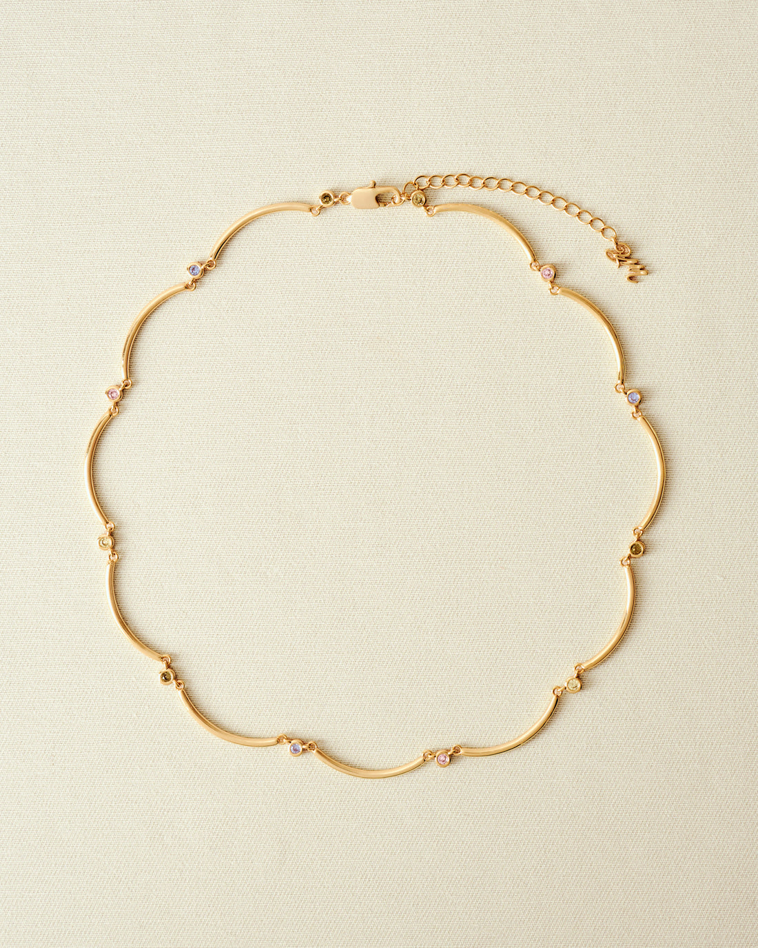 YVIS Cornice Brass Necklace - FUNDAMENTAL Mitr X YVIS