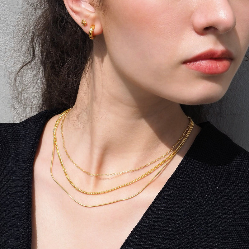 Necklace N CHAIN BRASS GOLD,SILVER hover