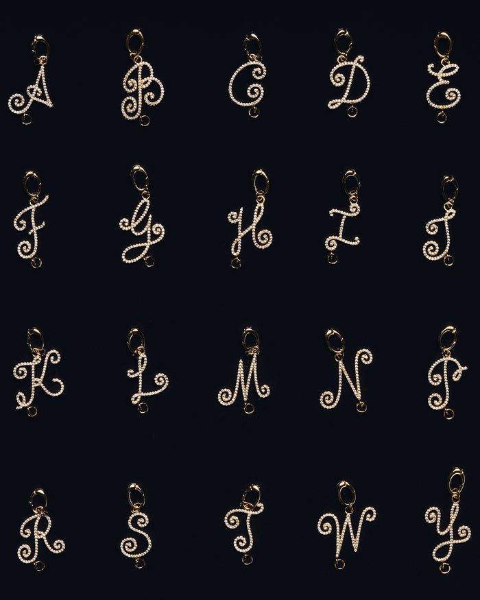 YVIS Alphabet Brass Pendant - YVIS X Bunny Pretty Demand
