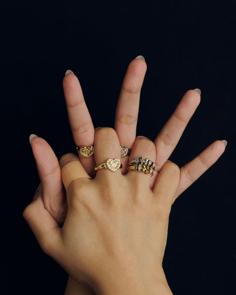 YVIS Pretty Anxiety Brass Ring - YVIS X Bunny Pretty Demand hover