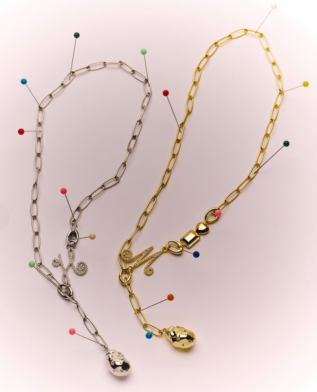 YVIS Not a Pearl Brass Necklace - YVIS X Bunny Pretty Demand