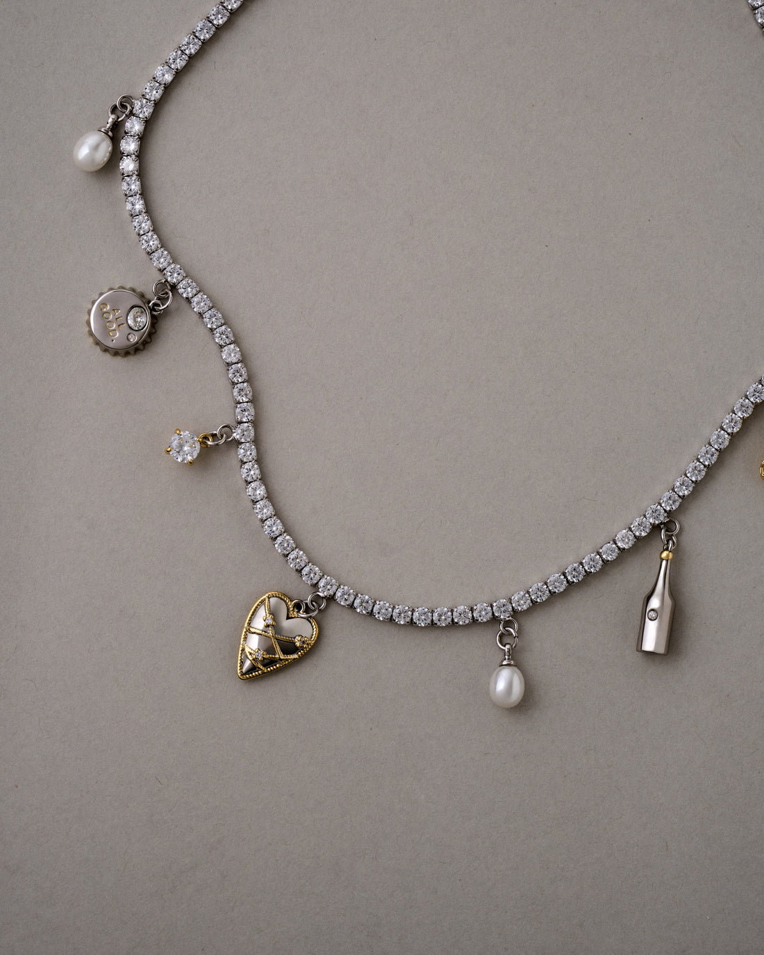 YVIS No Curfew Brass Necklace - YVIS x PAT CHAYANIT Emotional Support Centre