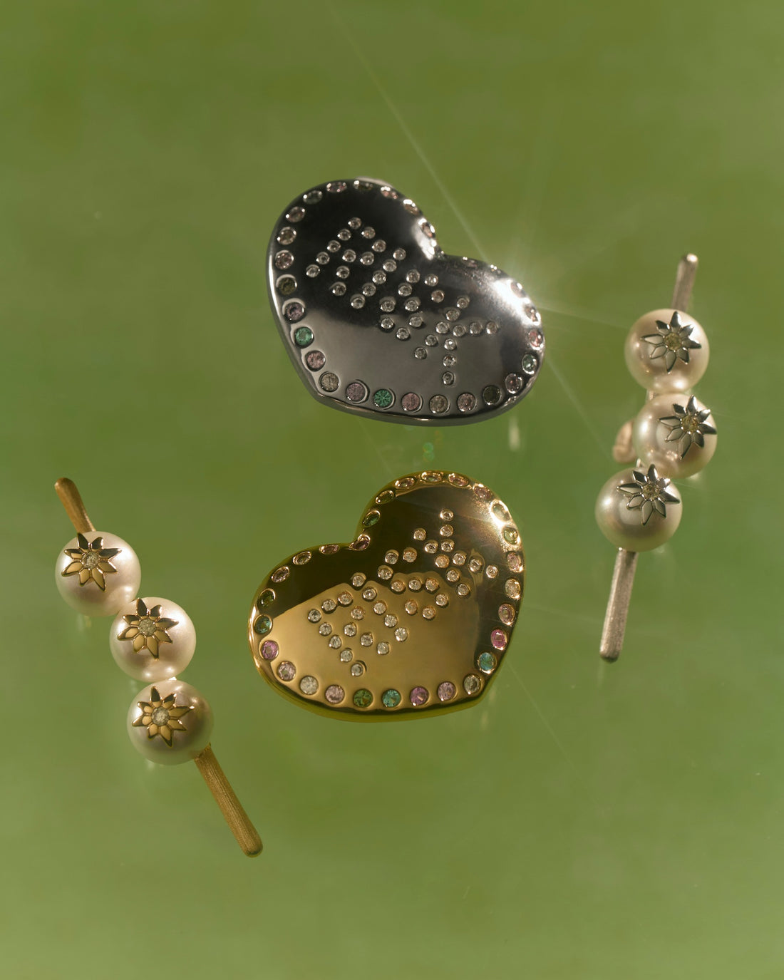 YVIS Jet Set Dream Stud Brass Earring - YVIS X Bunny Pretty Demand