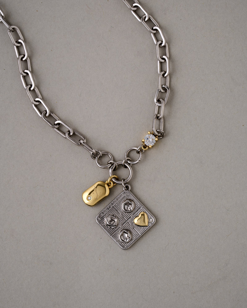 YVIS Prescription Brass Necklace - YVIS x PAT CHAYANIT Emotional Support Centre