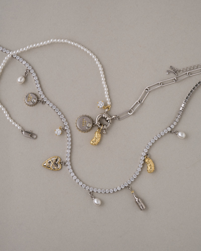 YVIS Sipping Brass Necklace - YVIS x PAT CHAYANIT Emotional Support Centre hover