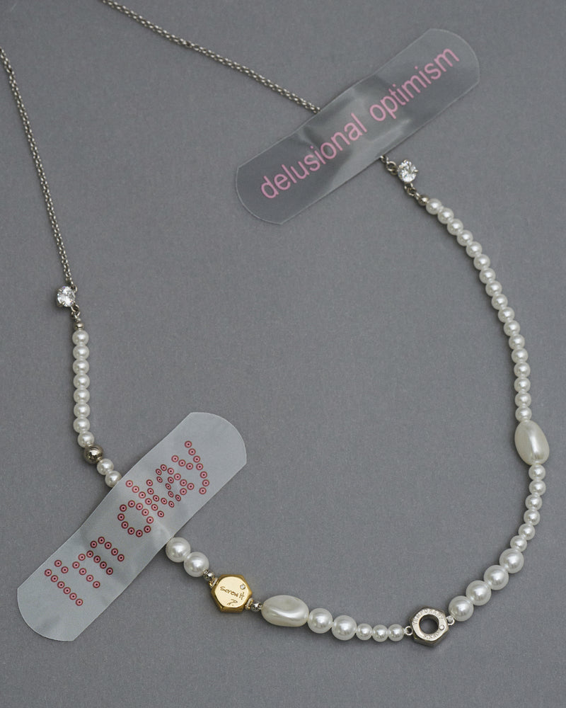 YVIS Big Feelings Brass Necklace - YVIS x PAT CHAYANIT Emotional Support Centre