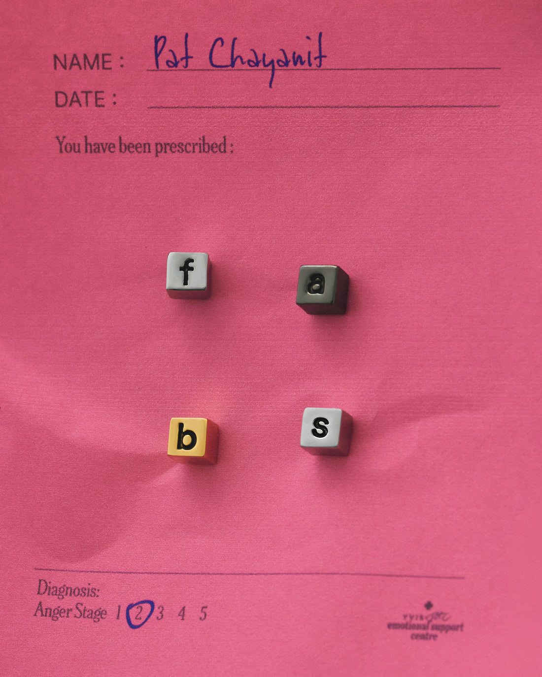 YVIS Fabs Brass Stud Earrings Set - YVIS x PAT CHAYANIT Emotional Support Centre