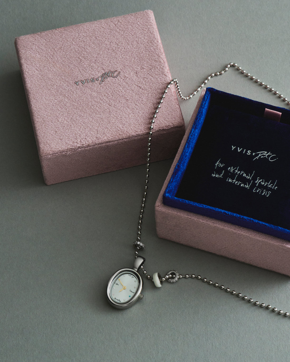 YVIS Times Up Necklace - YVIS x PAT CHAYANIT Emotional Support Centre