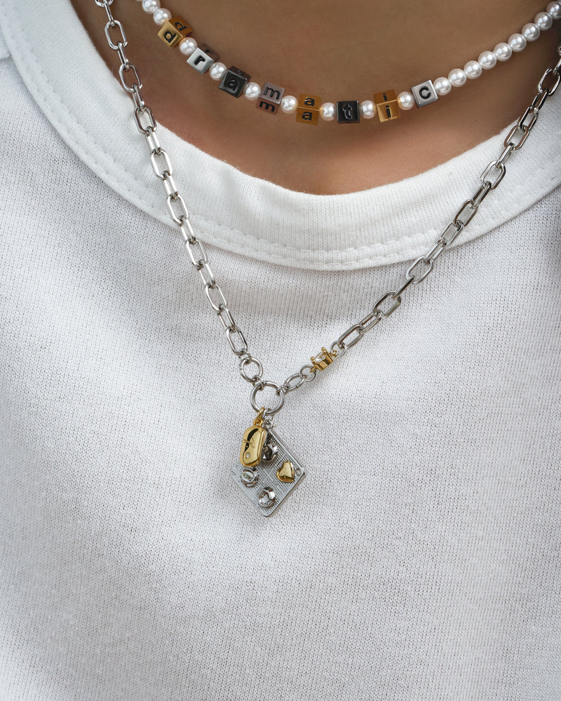 YVIS Prescription Brass Necklace - YVIS x PAT CHAYANIT Emotional Support Centre hover