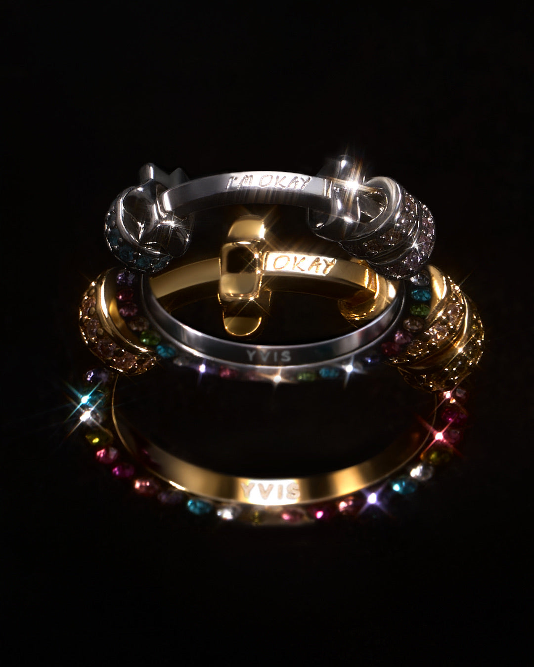 YVIS Pretty Anxiety Brass Ring - YVIS X Bunny Pretty Demand
