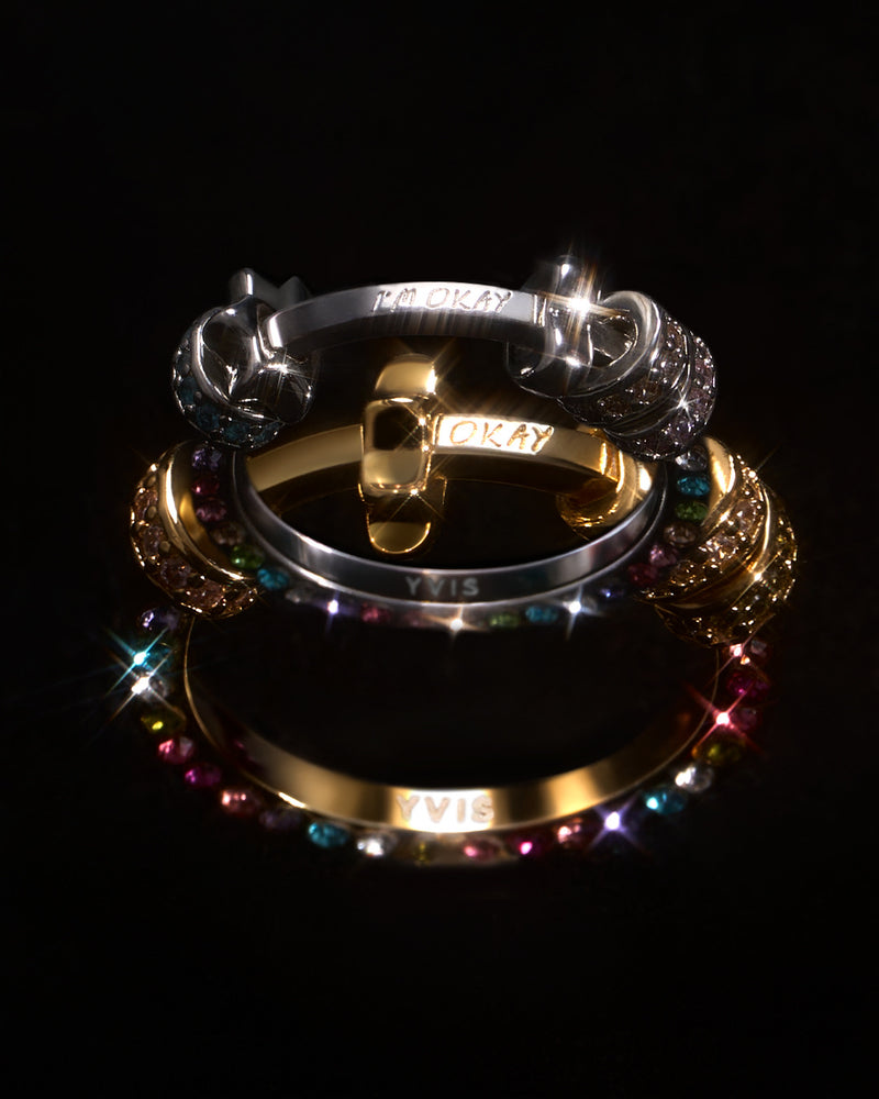YVIS Pretty Anxiety Brass Ring - YVIS X Bunny Pretty Demand