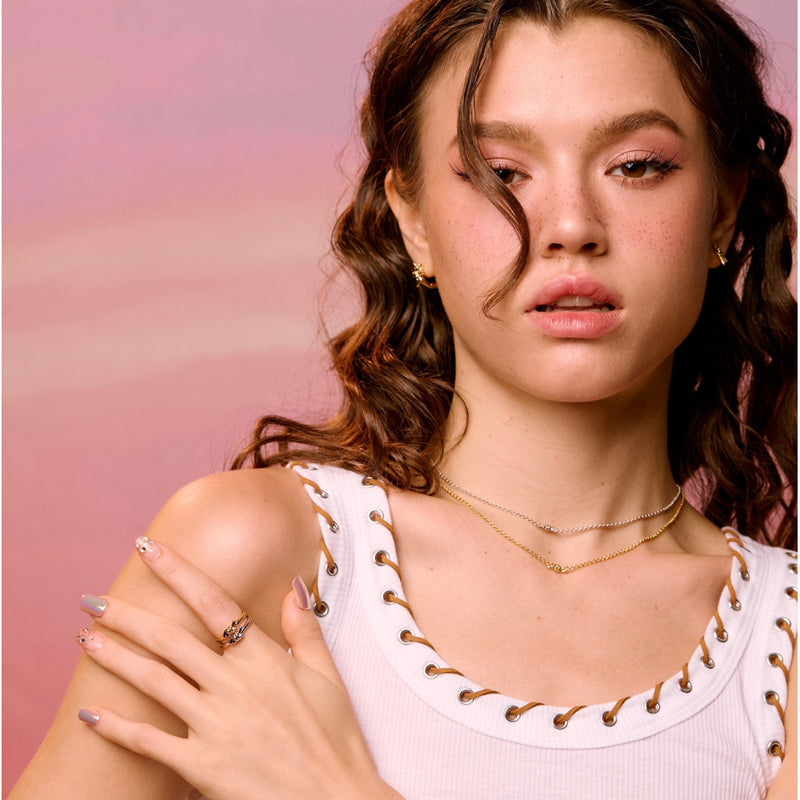 Tiny Tangle Necklace hover