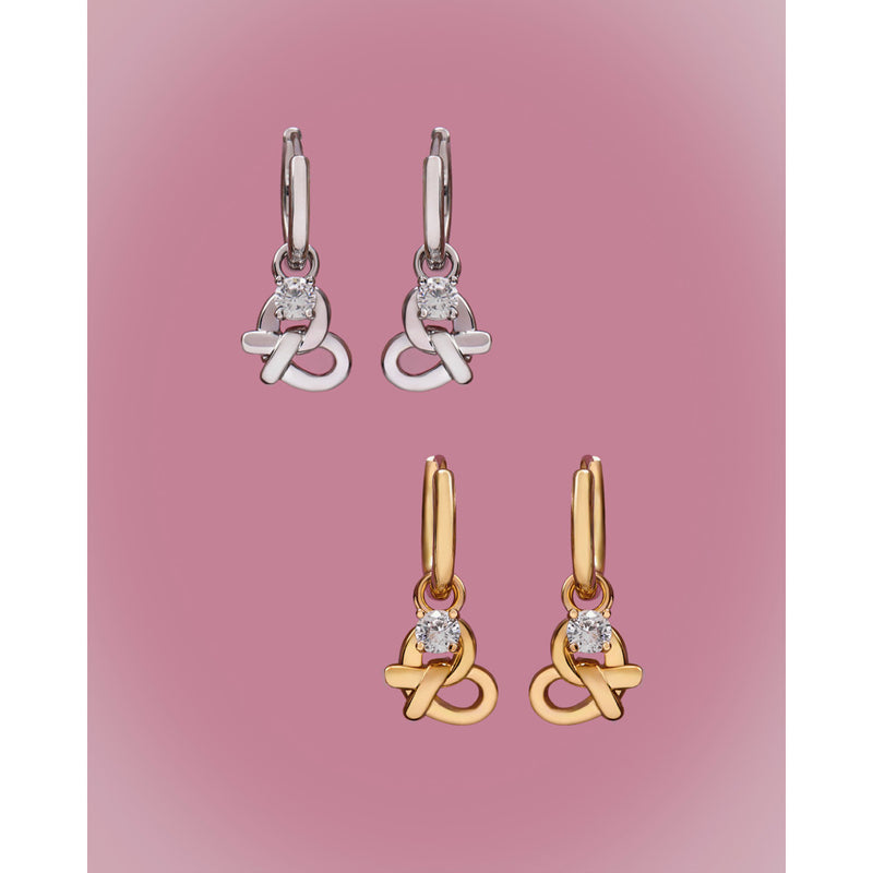 YVIS Avenue Hoop Brass Earrings