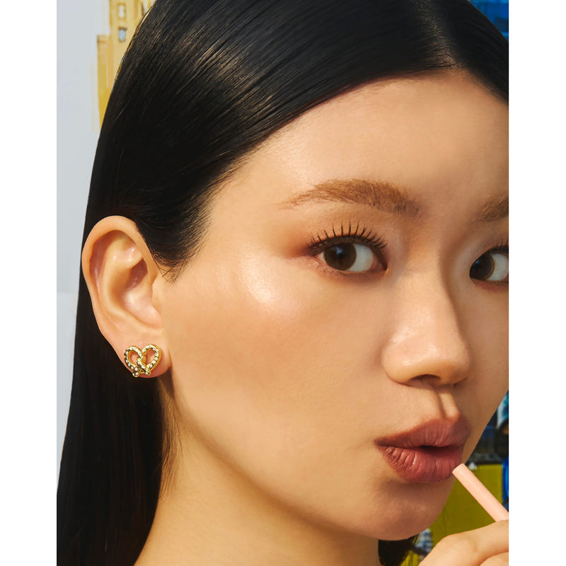 YVIS Hot Bakes Brass Stud Earrings hover