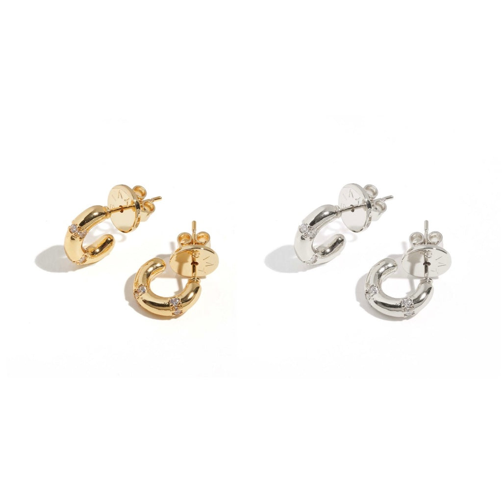 Double Gem Hoop(BESTSELLING)
