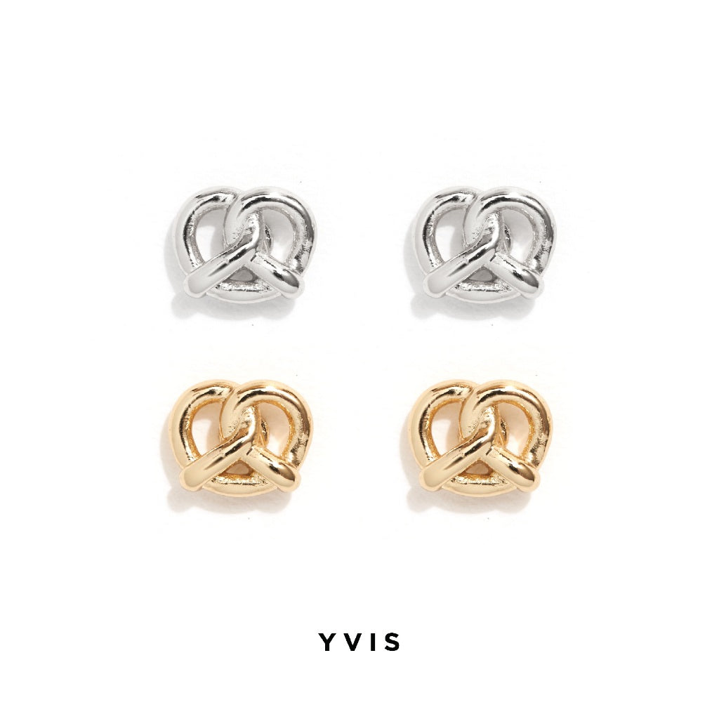 Tiny Pretzel Stud Earring(BESTSELLING)