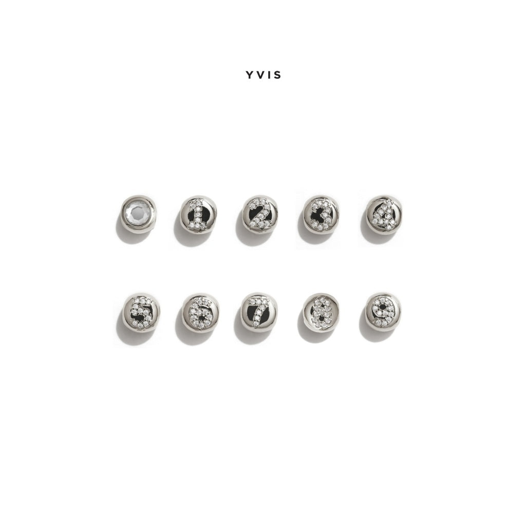 Lucky Number Charm (Silver)